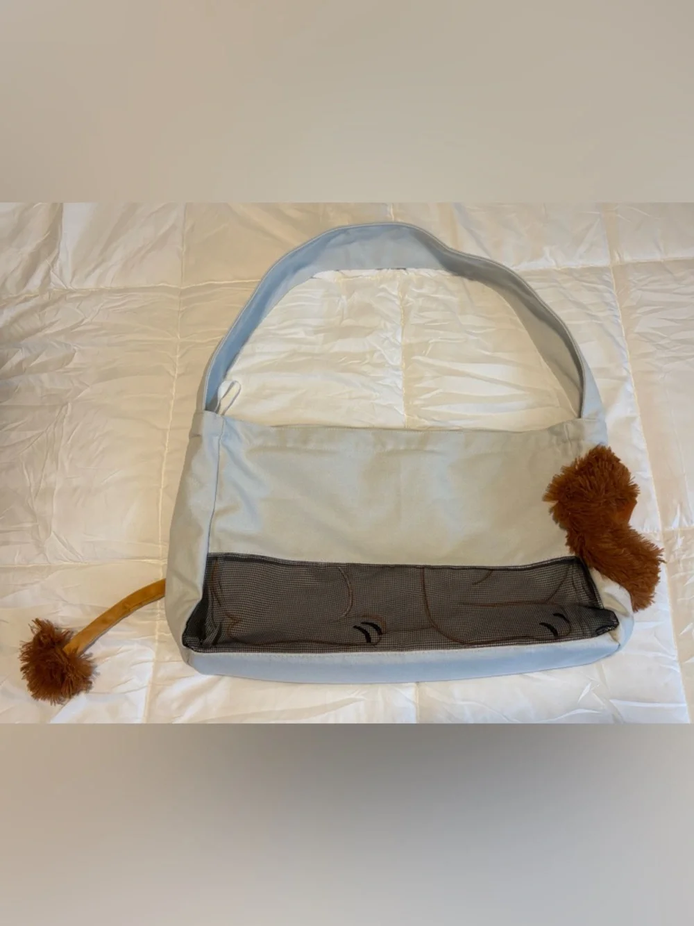 Pet Outdoor Bag Lion Shaped Cat 🐈 & Dog 🐕 Canvas Carrier Bag